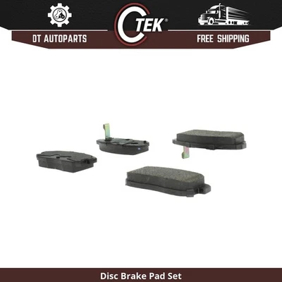 Para Infiniti I30 2000-2001 | Pastillas de freno de disco traseras centradas | Semimetálicas Foto 1 de 3