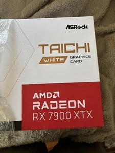 °Tarjeta de gráficos ASRock Radeon RX 7900 XTX Taichi blanca OC RX7900XTX TCW 24GO 24 GB - Imagen 1 de 8