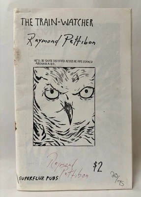 FIRMADO Raymond Pettibon The Train-Watcher Superflux Pubs Zine 20/75 1991 Foto 1 de 4