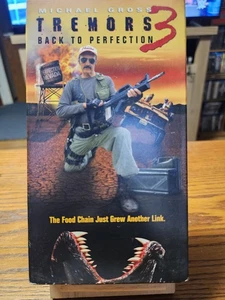 Tremors 3: Back to Perfection VHS Tape OOP HTF RARE Horror  - Imagen 1 de 4