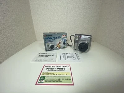 instax mini 10 FUJIFILM instant film camera used, with Box & Manual, Tested - Image 1 of 4