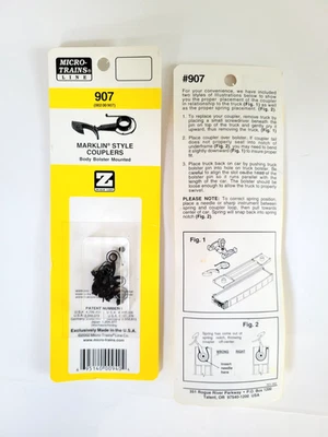 Micro-Trains #907 Montaje de refuerzo de cuerpo estilo Marklin - Escala Z (2 juegos) - Nuevo Foto 1 de 2