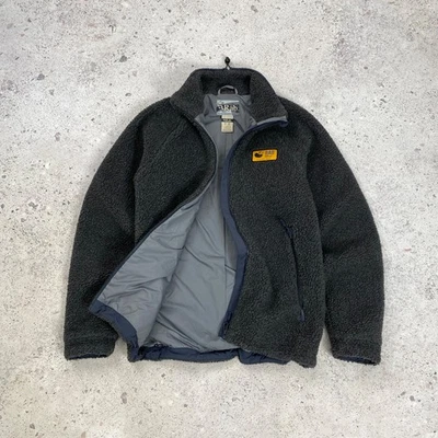 Rab Original Pile Men’s Gray Fleece Synchilla Sherpa Teddy Jacket Size S - Image 1 of 4