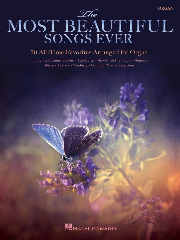 The Most Beautiful Songs Ever for Organ Solo Sheet Music 70 Favorites Book - Image 1 of 1