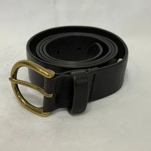 Madewell Triple Metal Keeper Belt in Black Leather - Bild 1 von 9