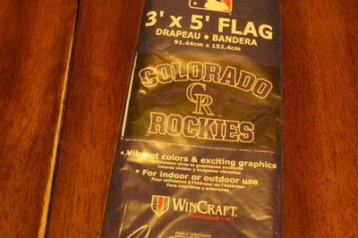 Colorado Rockies 7 items, 2 decals, 1 bumper sticker,2 nail tattoos, 2 can holds - Image 1 of 4