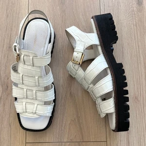 INTENTIONALLY BLANK Haddie Dad Sandalen in weiß / Gr. 10 - Bild 1 von 6