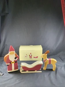 Pottery Barn Kinder Weihnachtsdeko Holzmantel Top Collection Weihnachtsschlitten - Bild 1 von 15