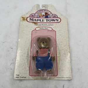 Tonka Maple Town Bobby Bear Vtg 1986 On Card New Old Stock Sealed - Picture 1 of 2