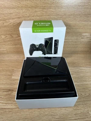 Nvidia Shield TV 2017 P2897  HDMI Android Box 4K HDR 16GB Streaming NO REMOTE   - Image 1 of 4
