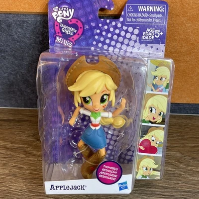 My Little Pony Equestria Girls Mini Applejack Poeseable Figura 2015 Nuevo Sellado Foto 1 de 4