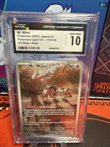 Mr. Mime 179/165 Sv: Scarlet & Violet 151 Holo CGC 10 - Picture 1 of 2