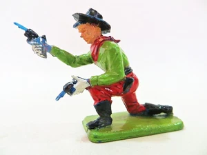 CRESCENT C4 AMERICAN COWBOY PLASTIC KNEELING FIGURE. GOOD. VINTAGE. COMPLETE - Picture 1 of 6