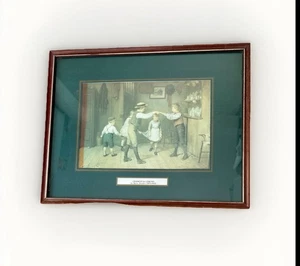 Framed Art Print Oranges & Lemons Children’s Game By Harry Booker Great Britain. - Picture 1 of 5