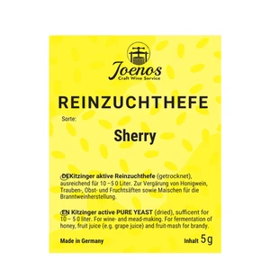 Kitzinger Reinhefe Weinhefe Trockenhefe Sherry 5 g - aussreichend für 10-50 L - Bild 1 von 1