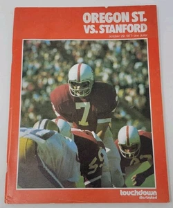 OREGON ST Football Program vs STANFORD OCT. 29, 1977 - Picture 1 of 4