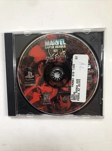 Marvel Super Heroes Vs Street Fighter Playstation 1 PS1 DISC & Hülle GETESTET - Bild 1 von 8