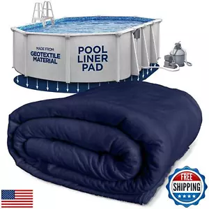 Shop Square 10-Foot-by-15-Foot Oval Pool Liner Pad for Above Ground Pools - U - Picture 1 of 5