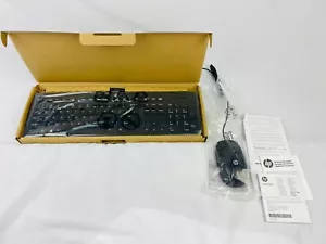 NEW HP Keyboard 803181-001 USB Slim Keyboard and Mouse Win 8 US Black NEW-OB - Picture 1 of 5