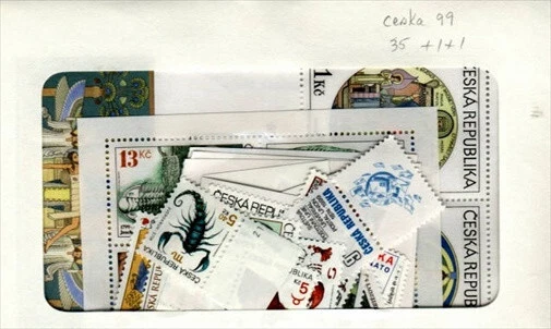 Czechoslovakia ( Ceska ) MNH Complete year set 1999   35 stamps+1 SS - Image 1 of 1