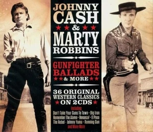 JOHNNY CASH & MARTY ROBBINS Gunfighter Ballads & More *SEALED* 2CD - Bild 1 von 2