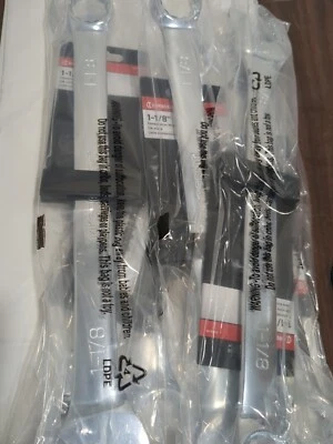 Paquete de 6 llaves combinadas CRESCENT: 1-1/8" tamaño de cabeza CCW15-05 Foto 1 de 3