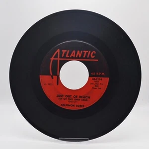 Solomon Burke Just Out Of Reach / Be Bop Grandma 45 RPM 45-2114 Atlantic 1961 - Imagen 1 de 6