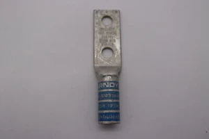 Burndy HYLUG 2 Hole Compression Lug 400 kcmil 1/2 in. Stud Size 5.81in YAZ322N - Picture 1 of 8