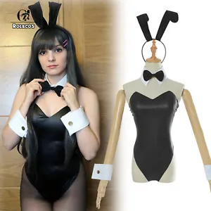 Rascal Does Not Dream Bunny Costume Bodysuit Sakurajima Mai Cosplay Costume - Picture 1 of 12