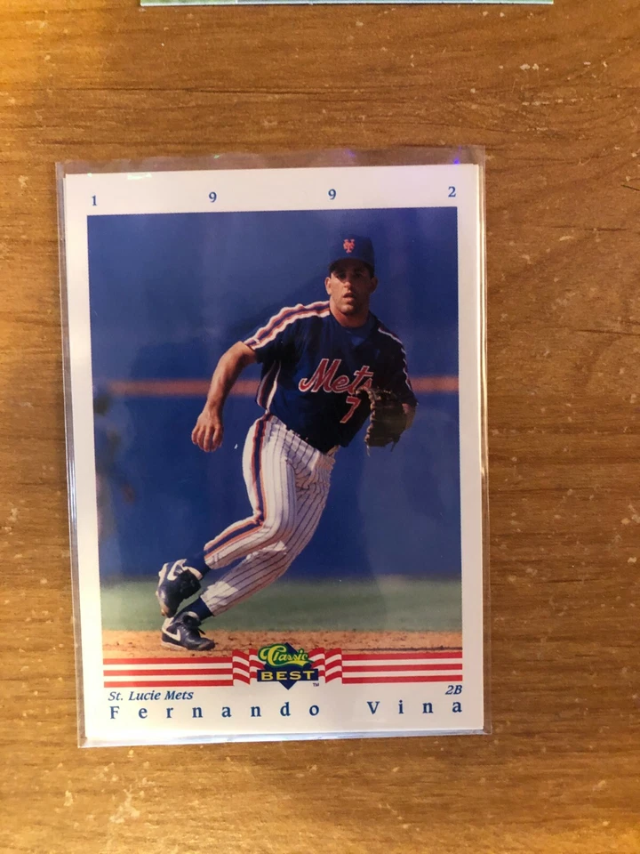 Lot of 2- 1992 Classic Best Minor League Fernando Vina RCs St. Lucie Mets - Image 1 of 1
