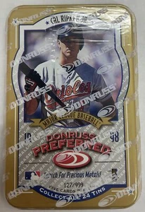 1998 Donruss Preferred Gold Tin Lineup /999 Factory Sealed Cal Ripken Jr. - Picture 1 of 4