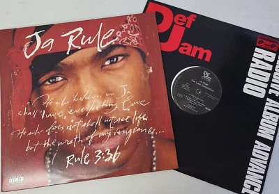 Ja Rule 2 Double LP's - Rule 3:36 (pa) / The Last Temptation (edited) Promo - Image 1 of 4