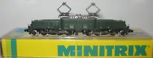 Minitrix Trix N Gauge 12926 SBB Green Class BR Be 6/8 Crocodile 13305 + Lights - Picture 1 of 9