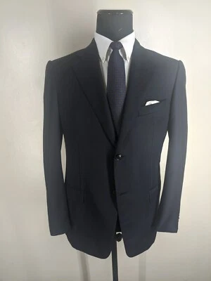 Abrigo deportivo Ermenegildo Zegna Italia 100 % lana 2 Btn ventilaciones laterales talla 40 regular EE. UU. Foto 1 de 4