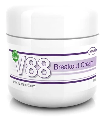 OPTIMUM-FX V88 Breakout Cream Salicylic Acid Spots Blackheads Blemishes Problem Skin 50 g