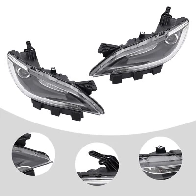 Headlights W/ Led Daytime Running Light For 2016-2017 Chrysler 200 C Limited Foto 1 de 4