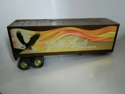 Винтажный полугрузовик Nylint Golden Eagle Express 25 дюймов с прицепом - Изображение 1 из 4
