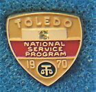 ⚖️Vtg. 1970 TOLEDO Scale Co. employee service award 1/10 10K Tie/Lapel pin/badge