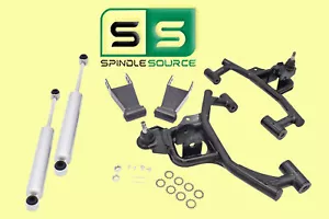3" / 2-3" Drop Control Arm + Shackles + Rear Shocks FITS 09-14 Ford F-150 2WD - Bild 1 von 1