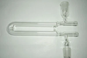 Tubo en U tubo seco GL 18 conexión + núcleo NS29/32 + manguito - Imagen 1 de 7