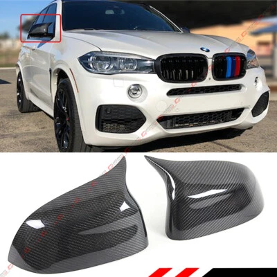 PARA BMW X5 X6 2015-2018 FIBRA DE CARBONO TAPA RETROVISOR LATERAL TAPA REPUESTO - ESTILO M Foto 1 de 4