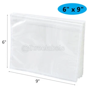 6" x 9" Clear Packing List Invoice Pouch Shipping Mailing Envelope Self Adhesive - Picture 1 of 9
