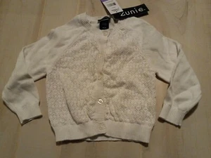 Cárdigan blanco para niñas Zunie talla 3/4 talla 3 - Imagen 1 de 12
