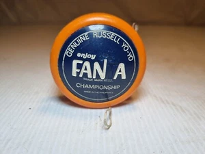 Enjoy Fanta Genuine 1976 Russell Championship Orange/Navy Yo-Yo - Picture 1 of 6