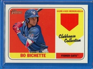 2018 Topps Heritage Minors Clubhouse Collection #CCR-BB Bo Bichette Fisher Cats - Picture 1 of 2