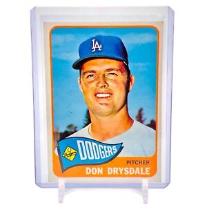 1965 TOPPS #260 DON DRYSDALE HOF EX+ Los Angeles Dodgers 1962 CY Young Winner