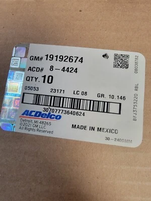 Paquete de 10 escobillas limpiaparabrisas para todas las estaciones 8-4424 ACDelco Foto 1 de 4