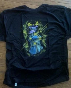 Thanos / Nintendo Powerglove mash-up "The Power Gauntlet" Tshirt size small - Picture 1 of 1