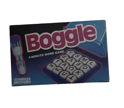 Boggle 3 Minute Family Word Game 1992 age 8+ Puzzle complete Parker Brothers - Image 1 of 4