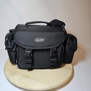 VINTAGE Kodak Black Padded Camera Bag With Multiple Pockets And Compartments - Picture 1 of 9